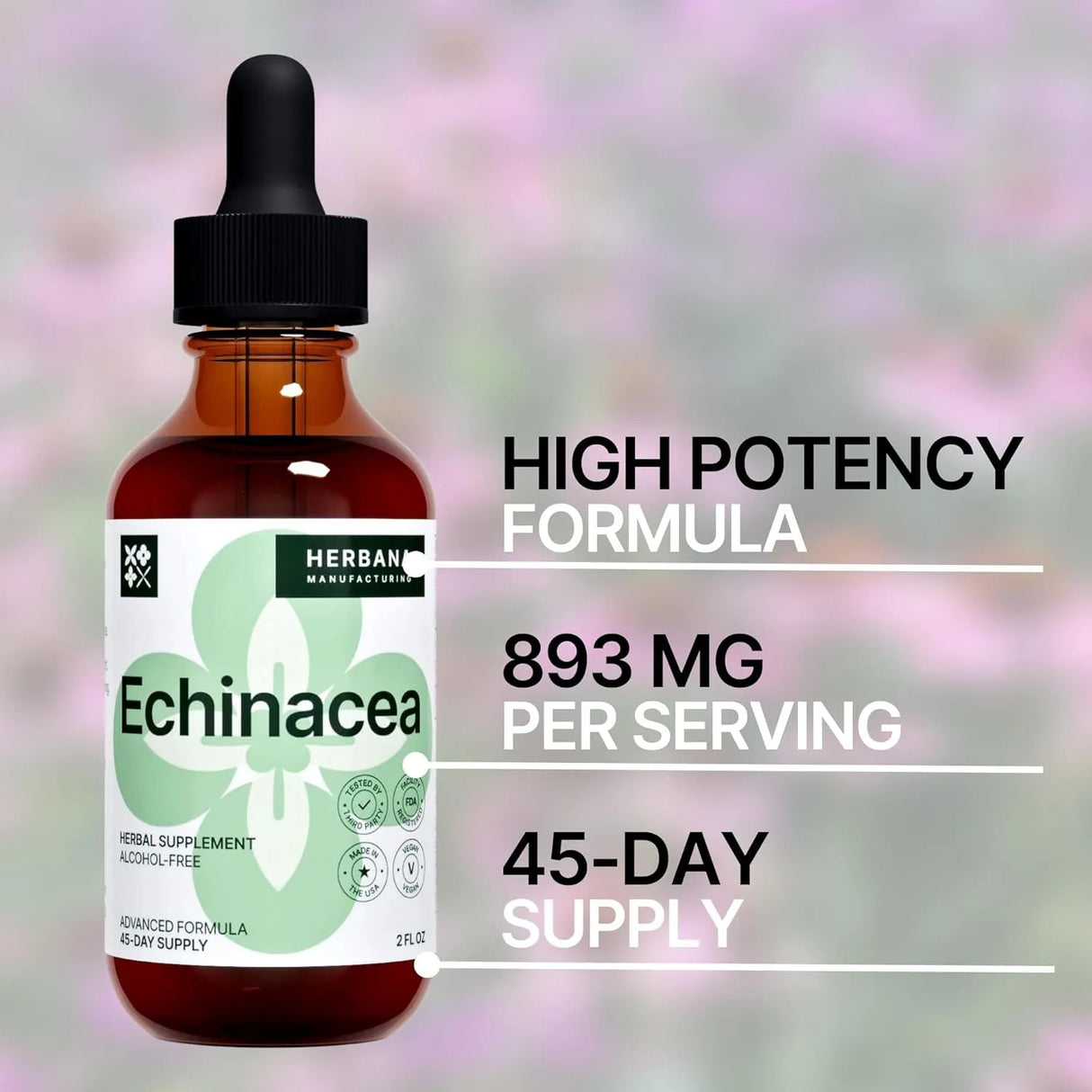 HERBANA - Herbana Echinacea Liquid Extract 2 Fl.Oz. - The Red Vitamin MX - Suplementos Alimenticios - {{ shop.shopifyCountryName }}