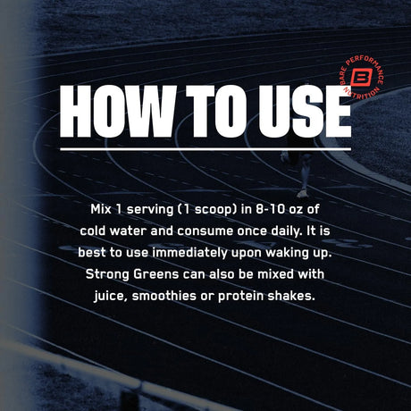 BARE PERFORMANCE NUTRITION - BPN Strong Greens Superfood Powder 30 Servicios Lemon 228Gr. - The Red Vitamin MX - Suplementos Alimenticios - {{ shop.shopifyCountryName }}
