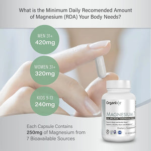 ORGANIXX - Organixx Magnesium 30 Capsulas - The Red Vitamin MX - Suplementos Alimenticios - {{ shop.shopifyCountryName }}