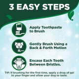 VET'S BEST - Vet's Best Dog Toothpaste & Toothbrush Kit for Puppies Peanut Butter Flavor - The Red Vitamin MX - Cuidado Dental Para Perros - {{ shop.shopifyCountryName }}