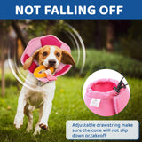 SUNFURA Dog Cone PINK LARGE