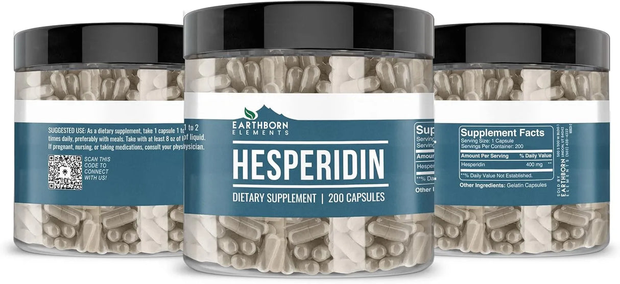 EARTHBORN ELEMENTS - Earthborn Elements Hesperidin 200 Capsulas - The Red Vitamin MX - Suplementos Alimenticios - {{ shop.shopifyCountryName }}