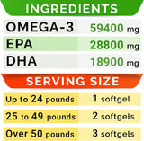 STRELLALAB - StrellaLab Omega 3 Fish Oil Pills for Dogs 180 Capsulas - The Red Vitamin MX - Aceite De Pescado Para Perros - {{ shop.shopifyCountryName }}