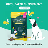 HAPPY GO HEALTHY Dog Gut Health Probiotics Supplement 60 Servicios
