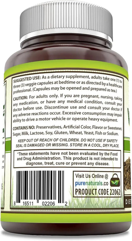 PURE NATURALS - Pure Naturals Valerian Root 500Mg. 120 Capsulas - The Red Vitamin MX - Suplementos Alimenticios - {{ shop.shopifyCountryName }}