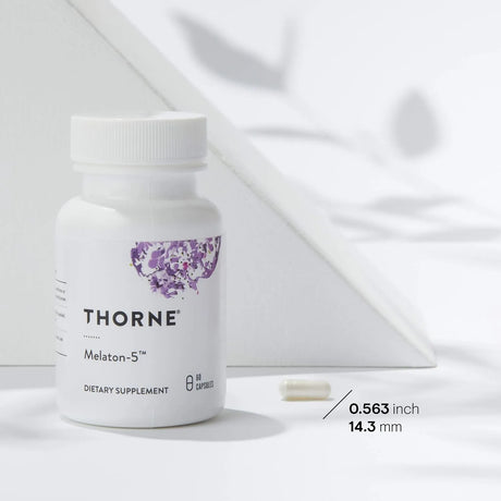 THORNE RESEARCH - THORNE Melaton-5 - 5Mg. Melatonin 60 Capsulas - The Red Vitamin MX - Suplementos Alimenticios - {{ shop.shopifyCountryName }}