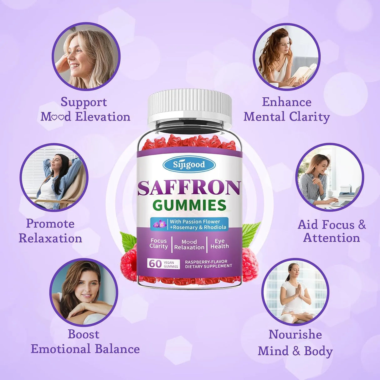 SIJIGOOD - Sijigood Saffron Gummies 60 Gomitas 2 Pack - The Red Vitamin MX - Suplementos Alimenticios - {{ shop.shopifyCountryName }}