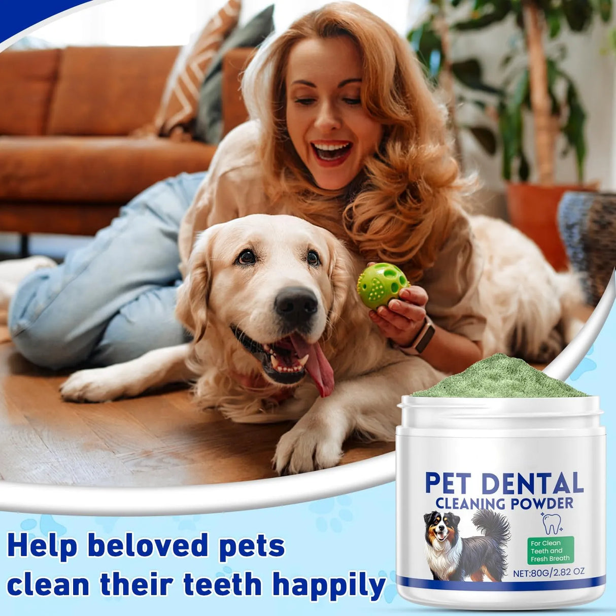 MIMO STYLE - Mimo Style Dog Dental Powder 80Gr. - The Red Vitamin MX - Cuidado Dental Para Perros - {{ shop.shopifyCountryName }}