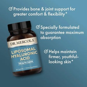 DR MERCOLA - Dr. Mercola Liposomal Hyaluronic Acid 100Mg. 30 Capsulas - The Red Vitamin MX - Suplementos Alimenticios - {{ shop.shopifyCountryName }}