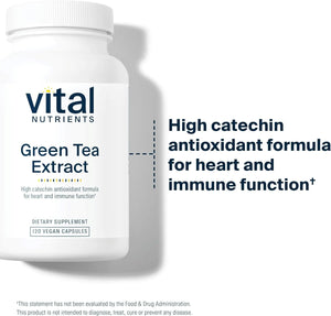 VITAL NUTRIENTS - Vital Nutrients Green Tea Extract 550Mg. 120 Capsulas - The Red Vitamin MX - Suplementos Alimenticios - {{ shop.shopifyCountryName }}