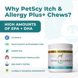 PETSCY - PetScy Itch & Allergy Plus Chews for Dogs Itchy Skin 60 Masticables - The Red Vitamin MX - Remedios Para La Picazón De Perros - {{ shop.shopifyCountryName }}