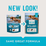 VetIQ Glucosamine Hip & Joint Supplement for Dogs 60 Masticables