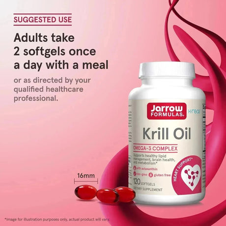 JARROW FORMULAS - Jarrow Formulas Krill Oil 120 Capsulas Blandas - The Red Vitamin MX - Suplementos Alimenticios - {{ shop.shopifyCountryName }}