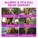 PAWZITIVE PETS - Pawzitive Pets Dog Allergy Relief Chews for Itchy Skin 120 Masticables - The Red Vitamin MX - Remedios Para La Picazón De Perros - {{ shop.shopifyCountryName }}