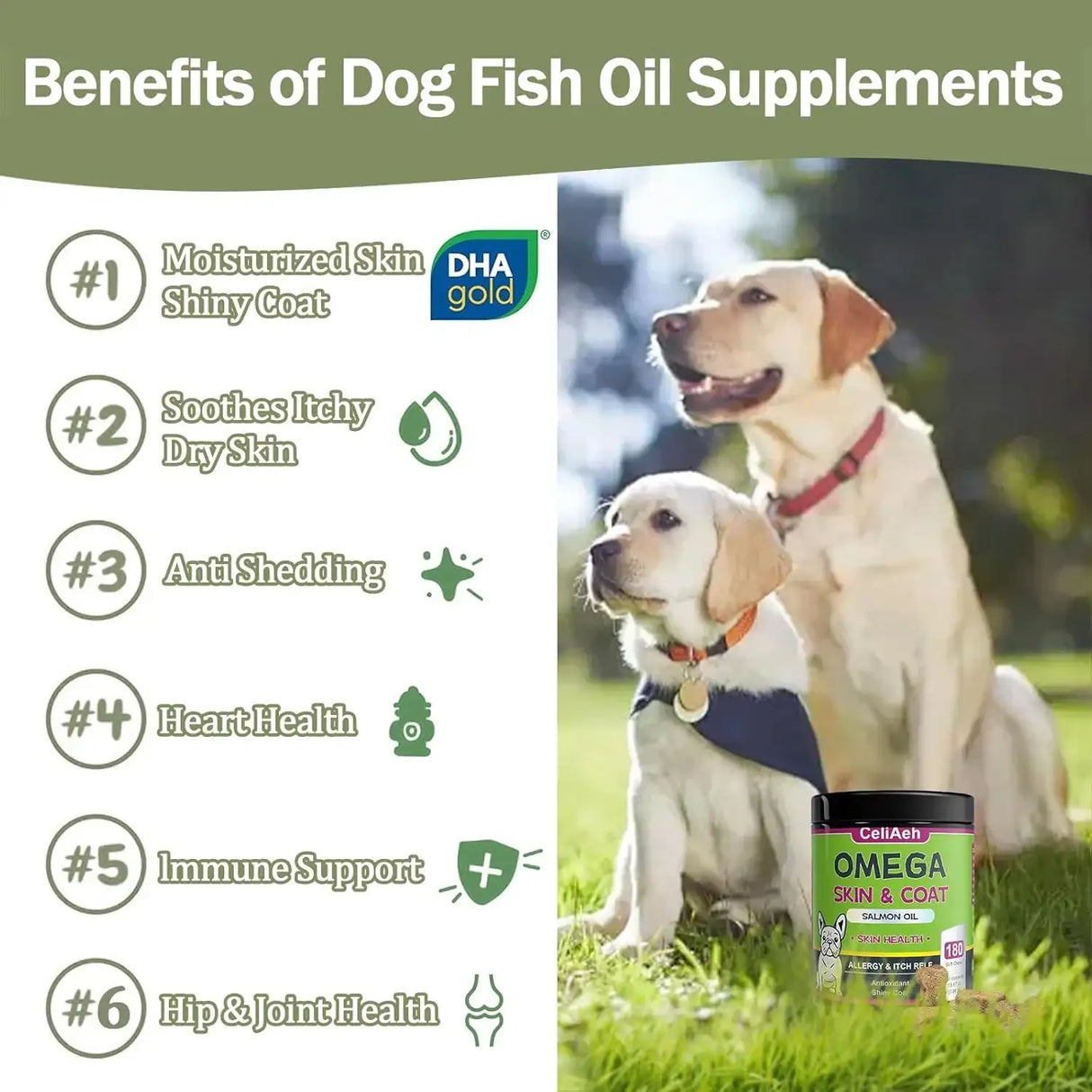 CELIAEH - CeliAeh Dog Allergy Itch Relief Chews 180 Masticables - The Red Vitamin MX - Remedios Para La Picazón De Perros - {{ shop.shopifyCountryName }}