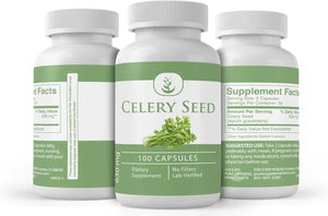 PURE ORIGINAL INGREDIENTS - Pure Original Ingredients Celery Seed 100 Capsulas - The Red Vitamin MX - Suplementos Alimenticios - {{ shop.shopifyCountryName }}