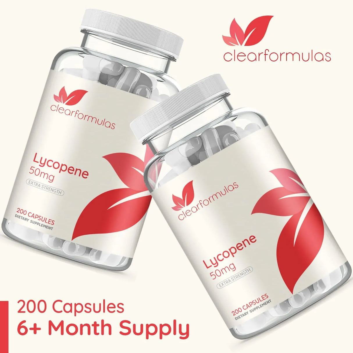 CLEAR FORMULAS - Clear Formulas Tomato Based Lycopene 200 Capsulas - The Red Vitamin MX - Suplementos Alimenticios - {{ shop.shopifyCountryName }}