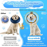 CNEO - Cneo Inflatable Dog Cone Collar with Detachable Enhanced Anti-Licking Shield BLUE MEDIUM PLUS - The Red Vitamin MX - Collares y Conos De Recuperación Para Perros - {{ shop.shopifyCountryName }}