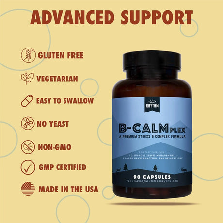 NATURAL RHYTHM - Natural Rhythm B-CALMplex 90 Capsulas - The Red Vitamin MX - Suplementos Alimenticios - {{ shop.shopifyCountryName }}