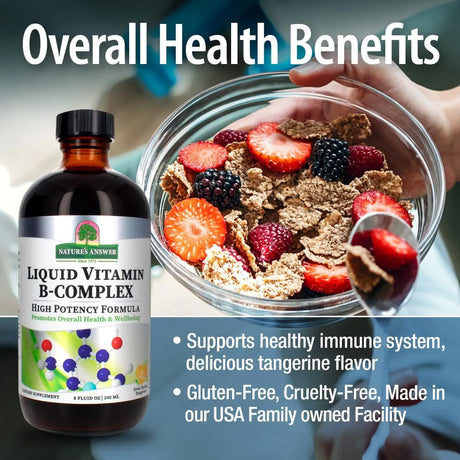 NATURE´S ANSWER - Nature's Answer Liquid Vitamin B-Complex 240Ml. - The Red Vitamin MX - Suplementos Alimenticios - {{ shop.shopifyCountryName }}