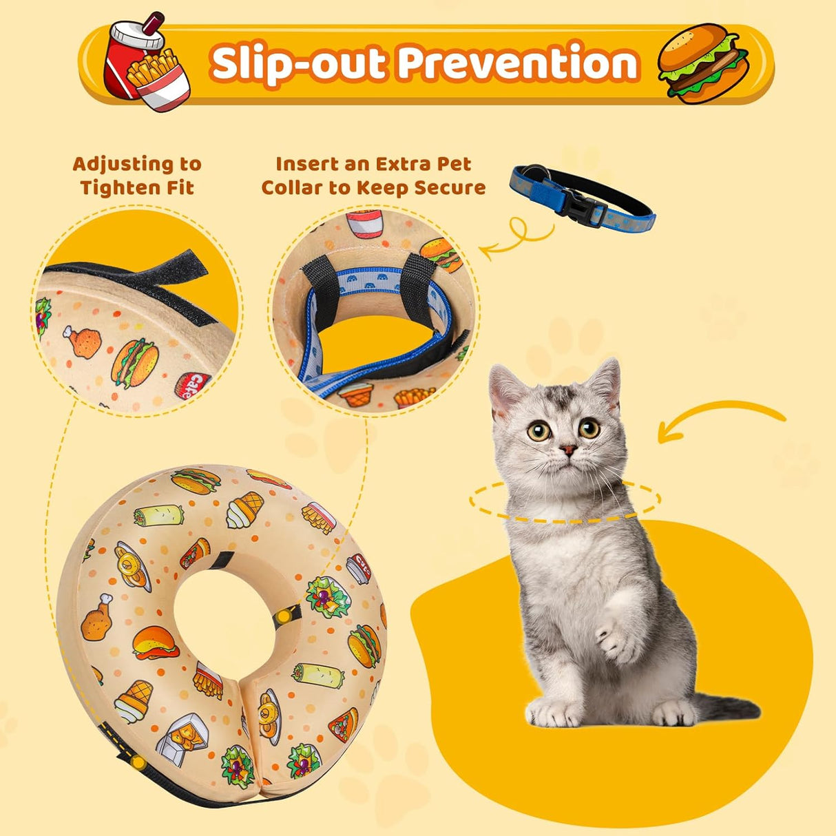 Grand Line Hamburger Inflatable Collar SMALL