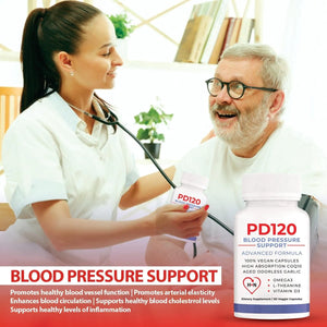 PD120 - PD120 Blood Pressure Support 60 Capsulas 2 Pack - The Red Vitamin MX - Suplementos Alimenticios - {{ shop.shopifyCountryName }}