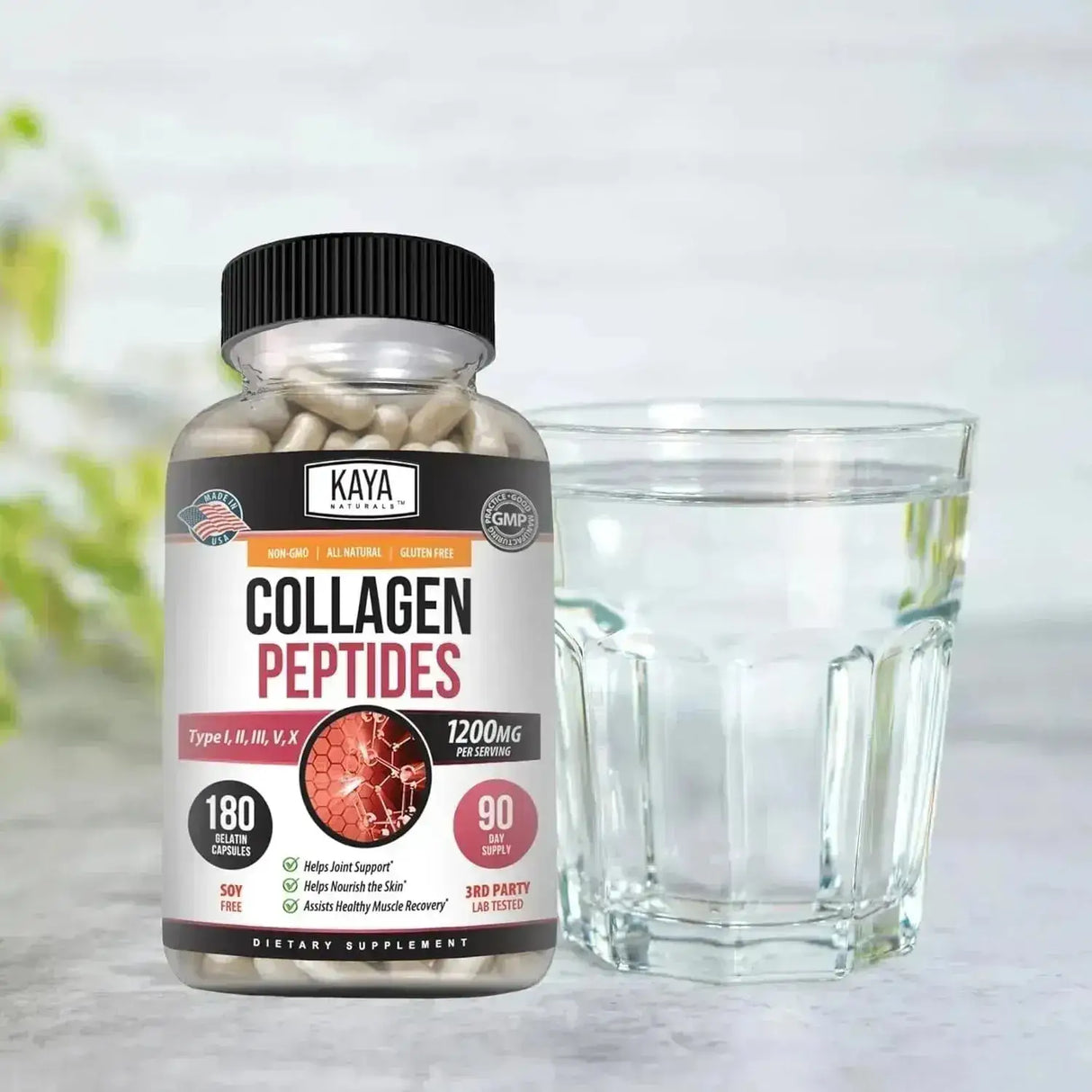 KAYA NATURALS - Kaya Naturals Multi Collagen Peptides Complex 180 Capsulas - The Red Vitamin MX - Suplementos Alimenticios - {{ shop.shopifyCountryName }}