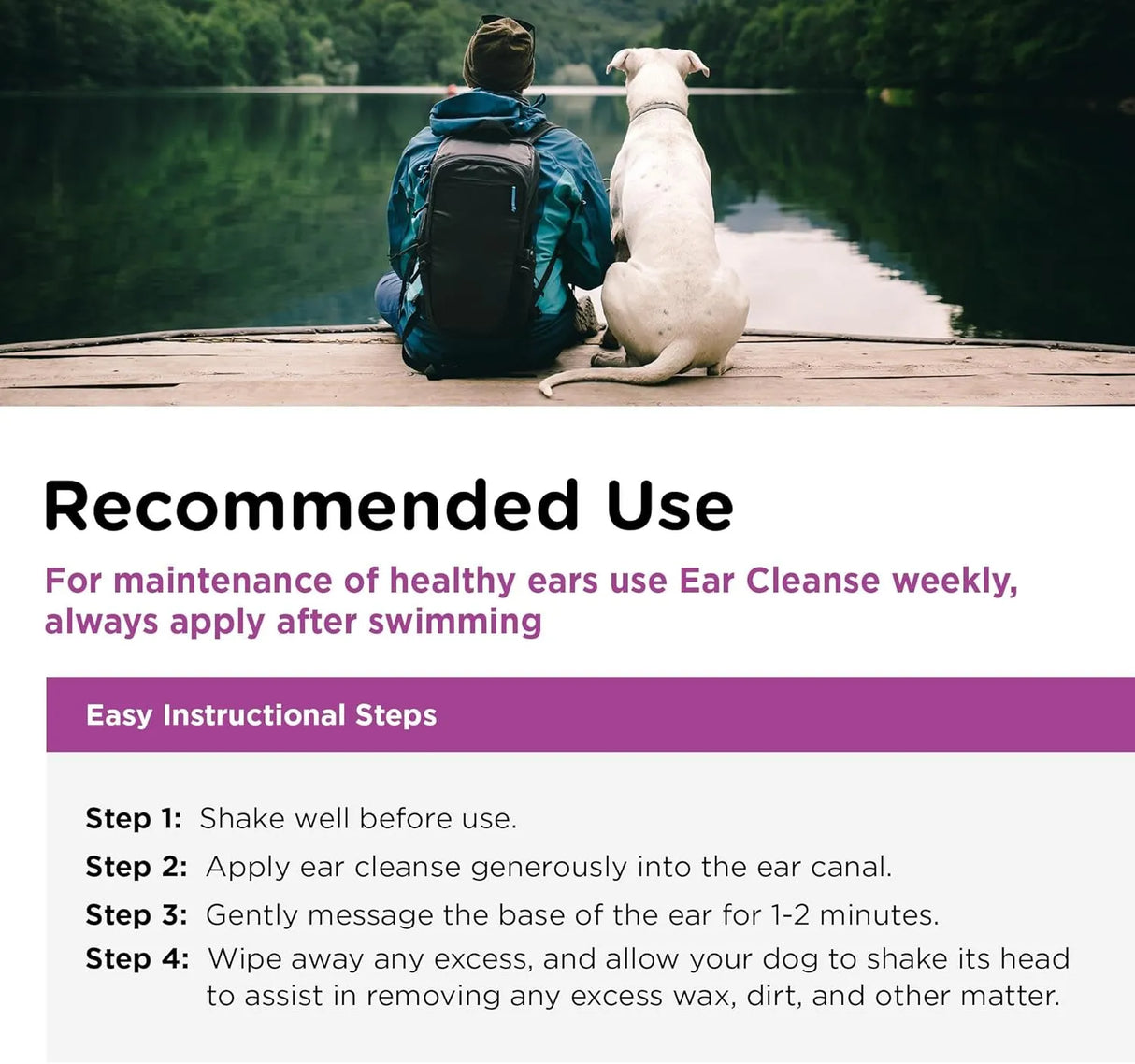 NUTRI-VET - Nutri-Vet Ear Cleanse for Dogs 8 Fl.Oz. - The Red Vitamin MX - Cuidado Del Oído De Perros - {{ shop.shopifyCountryName }}
