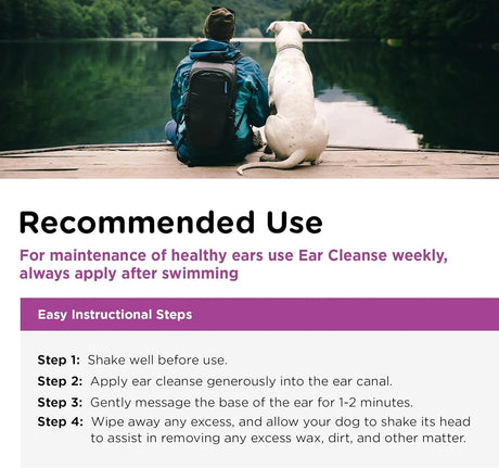 NUTRI-VET - Nutri-Vet Ear Cleanse for Dogs 8 Fl.Oz. - The Red Vitamin MX - Cuidado Del Oído De Perros - {{ shop.shopifyCountryName }}