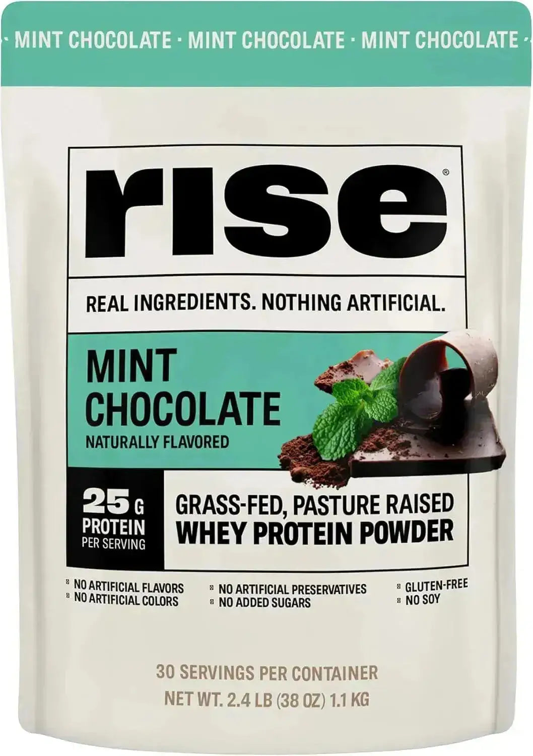 RISE - Rise Whey Protein Powder Grass Fed Mint Chocolate 1.1 Kg. - The Red Vitamin MX - Suplementos Alimenticios - {{ shop.shopifyCountryName }}