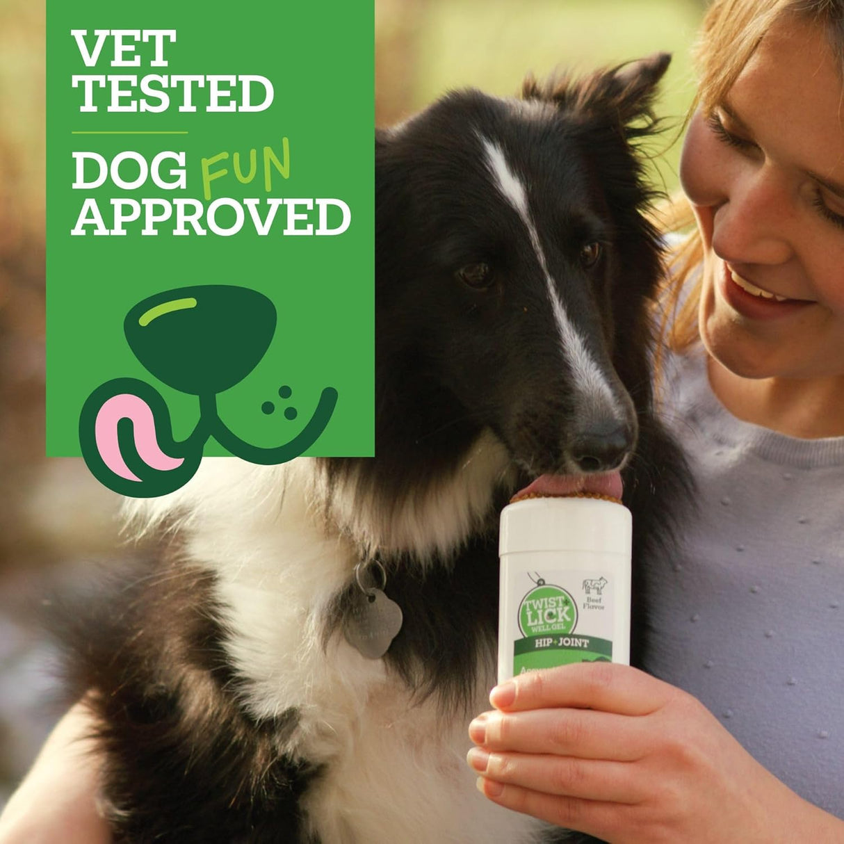 Vetality Twist + Lick Well Gel Hip & Joint for Dogs 2.3 Oz.