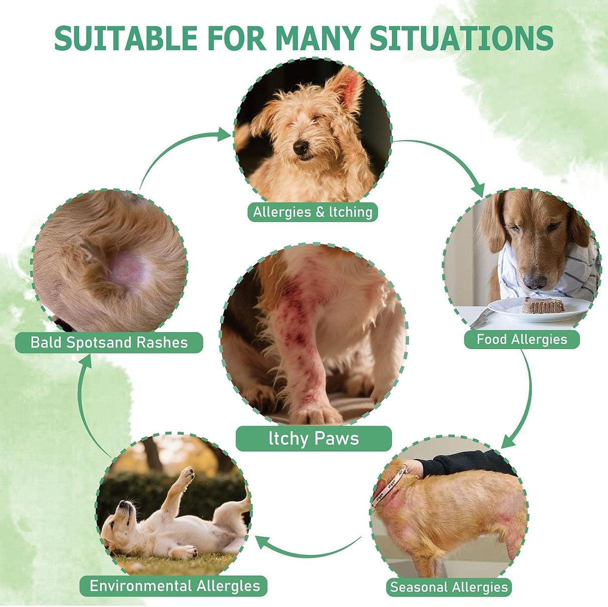 Nutridog Allergy Chews for Dogs 120 Masticables