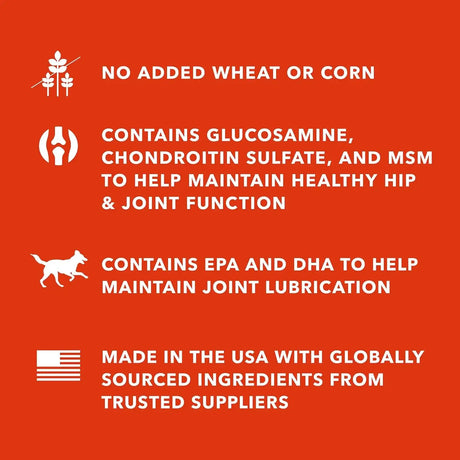 WAG - Wag Hip & Joint Soft Chews for Dogs 120 Masticables - The Red Vitamin MX - Cuidado De Cadera Y Articulaciones Para Perros - {{ shop.shopifyCountryName }}