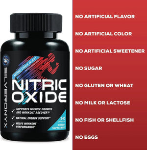 SILVERONYX - SILVERONYX Extra Strength Nitric Oxide 240 Capsulas - The Red Vitamin MX - Suplementos Alimenticios - {{ shop.shopifyCountryName }}