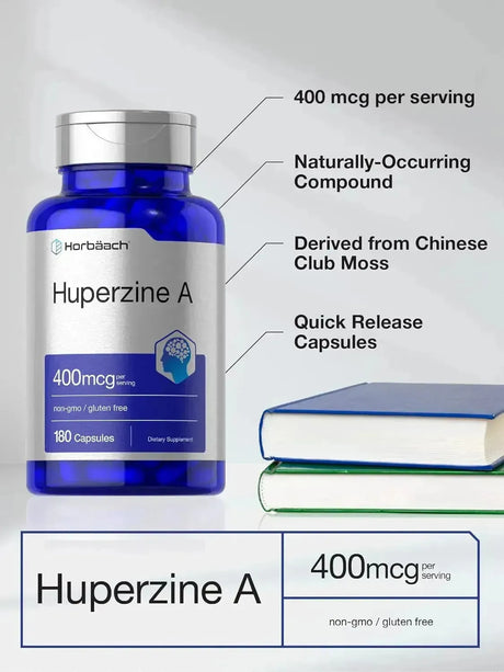 HORBAACH - Horbaach Huperzine A 400mcg 180 Capsulas - The Red Vitamin MX - Suplementos Alimenticios - {{ shop.shopifyCountryName }}