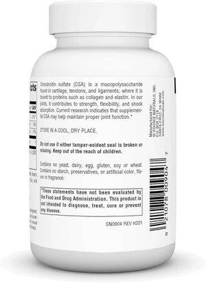 SOURCE NATURALS - Source Naturals Chondroitin Sulfate 600Mg. 60 Tabletas - The Red Vitamin MX - Suplementos Alimenticios - {{ shop.shopifyCountryName }}