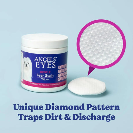 ANGELS' EYES - ANGELS' EYES Gentle Tear Stain & Pet Eye Wipes for All Dogs & Cats 100 Toallitas - The Red Vitamin MX - Cuidado De Los Ojos De Los Perros - {{ shop.shopifyCountryName }}