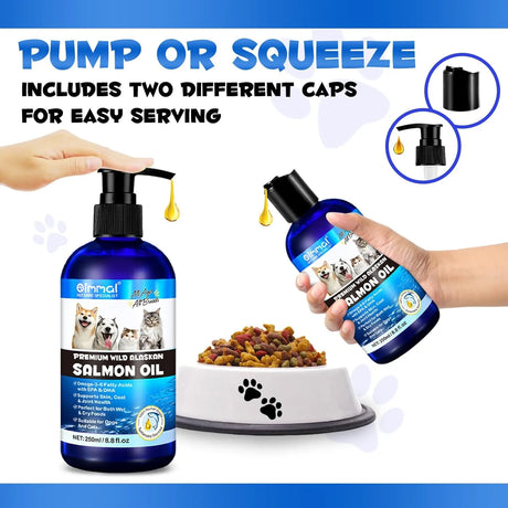OIMMAL - Oimmal Alaskan Salmon Oil for Dogs & Cats 250Ml. - The Red Vitamin MX - Aceite De Pescado Para Perros - {{ shop.shopifyCountryName }}