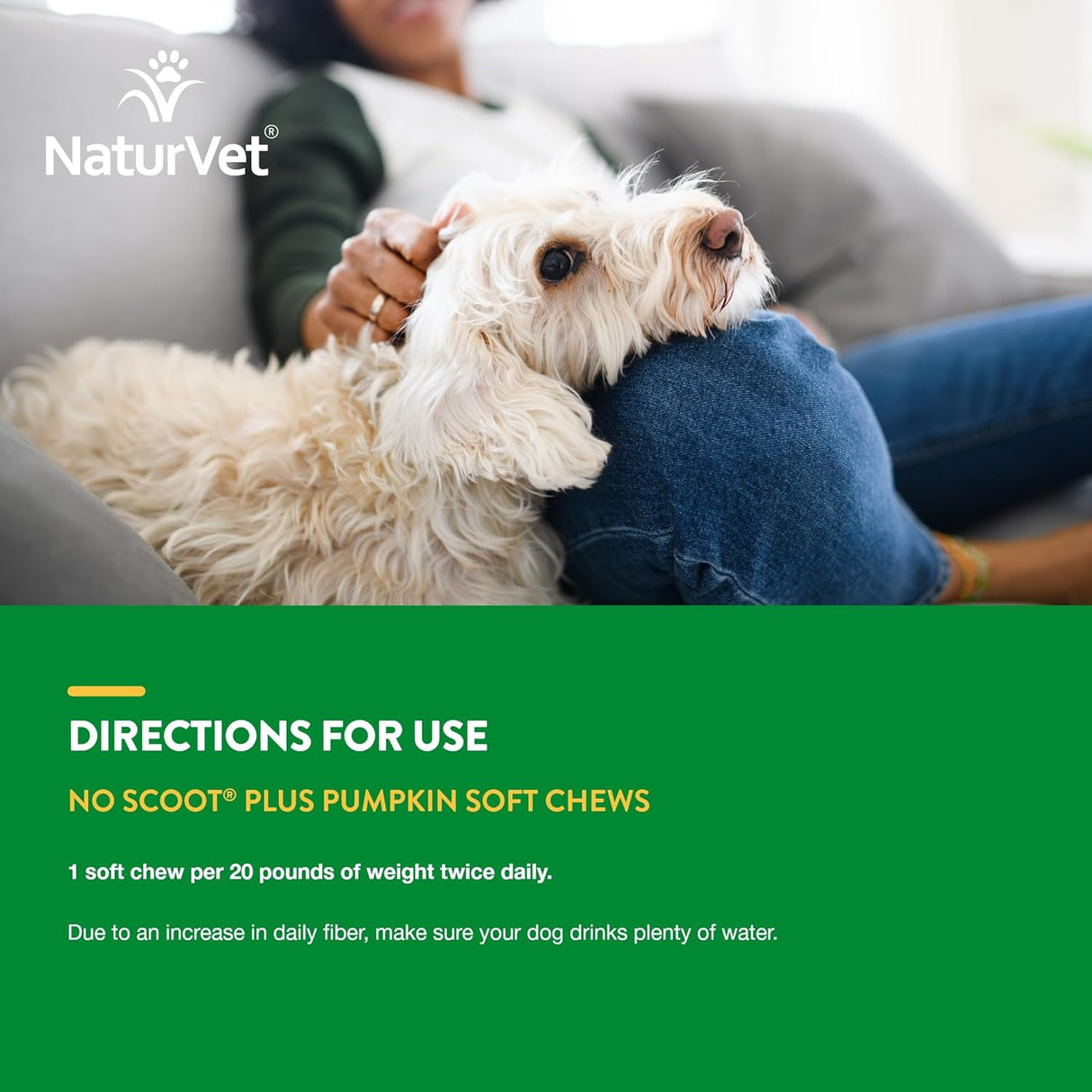NaturVet No Scoot for Dogs 60 Masticables
