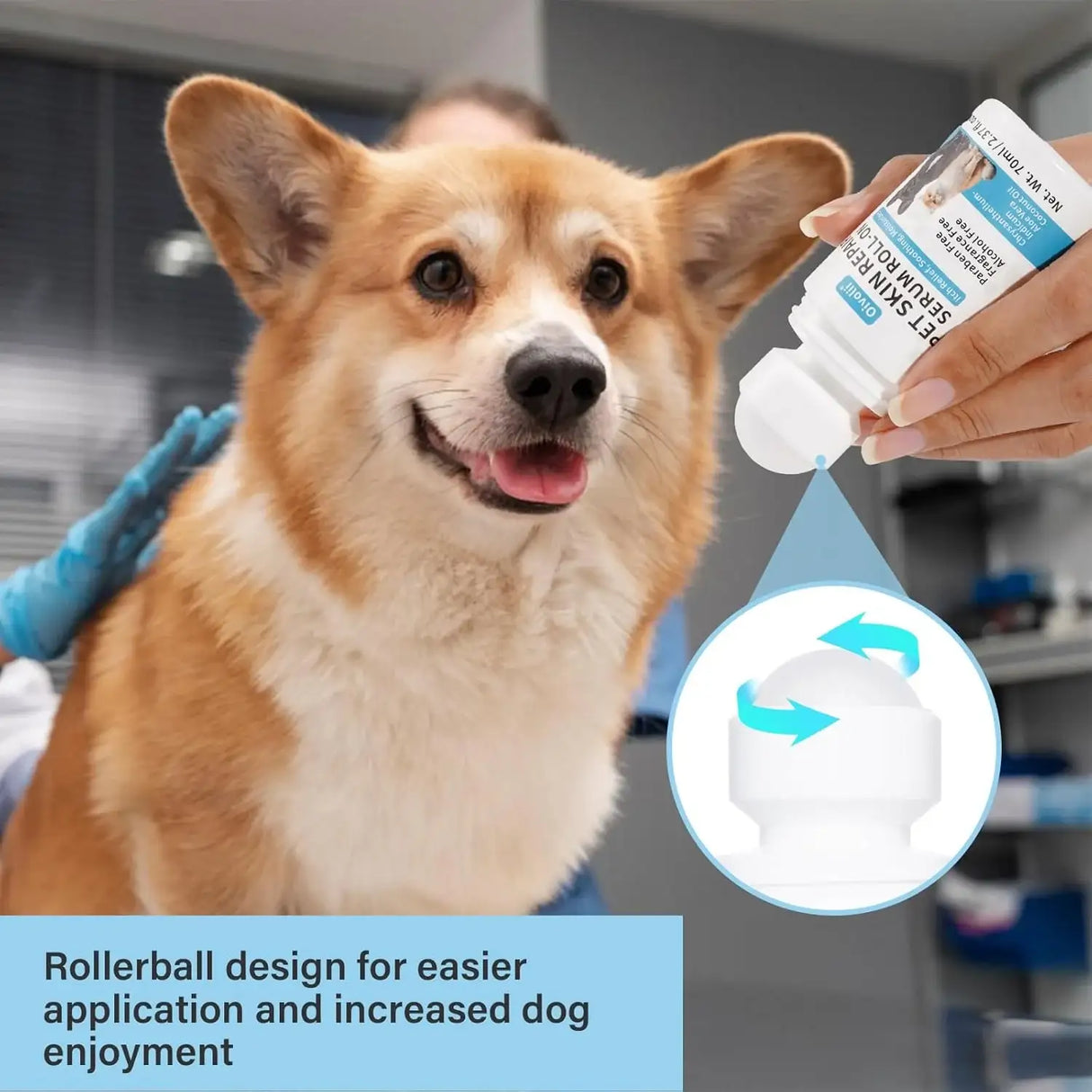 OIVOLII - Oivolii Dog & Cat Skin Care Roll-On with Coconut Oil 70Ml. - The Red Vitamin MX - Remedios Para La Picazón De Perros - {{ shop.shopifyCountryName }}