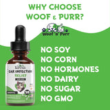 Woof 'n' Purr Natural Cat Ear Infection Treatment 1 Fl.Oz.