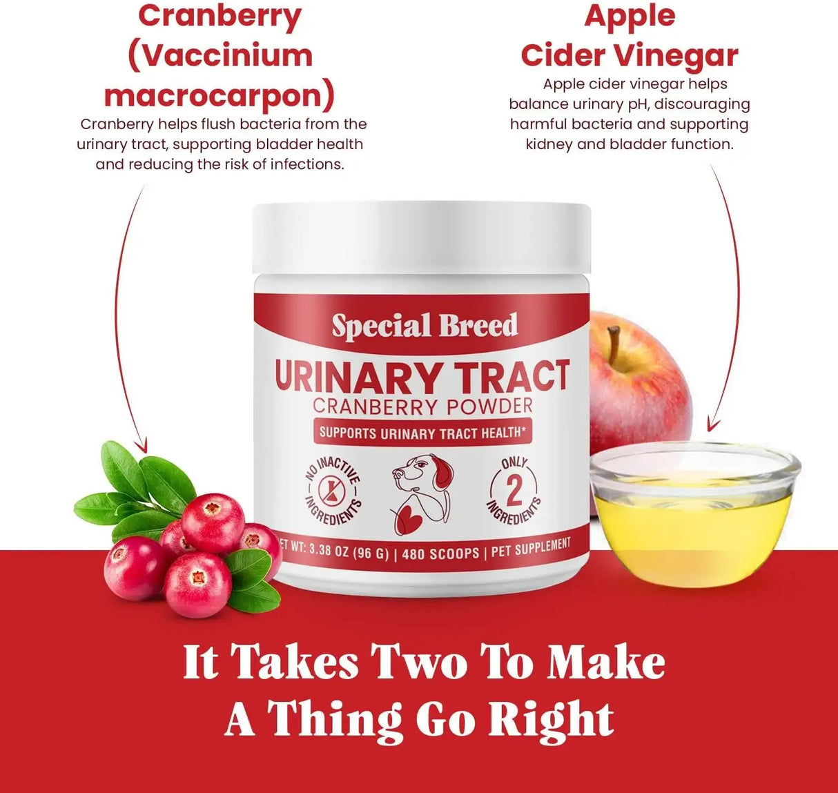 SPECIAL BREED - Special Breed Urinary Tract Health Cranberry for Dogs 96Gr. - The Red Vitamin MX - Salud De Tracto Urinario Para Perros - {{ shop.shopifyCountryName }}