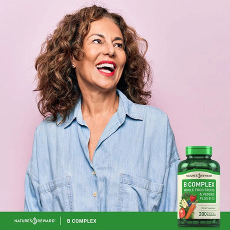 PIPING ROCK - Piping Rock B Complex with Whole Food Fruits & Veggies 200 Capsulas - The Red Vitamin MX - Suplementos Alimenticios - {{ shop.shopifyCountryName }}