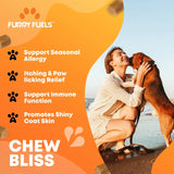 FURRY FUELS - FURRY FUELS Dog Allergy Relief Chicken Flavor 120 Masticables - The Red Vitamin MX - Remedios Para La Picazón De Perros - {{ shop.shopifyCountryName }}