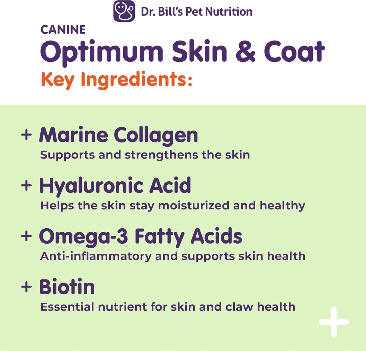 Dr. Bill's Canine Optimum Skin & Coat 680Gr.
