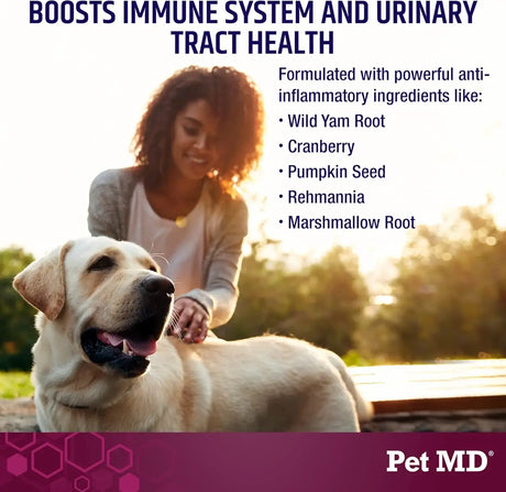 PET MD - Pet MD Bladder Support Plus Cranberry for Dogs 60 Masticables - The Red Vitamin MX - Salud De Tracto Urinario Para Perros - {{ shop.shopifyCountryName }}