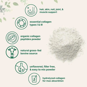 MICRO INGREDIENTS - Micro Ingredients Organic Collagen Peptides Powder 340Gr. - The Red Vitamin MX - Suplementos Alimenticios - {{ shop.shopifyCountryName }}