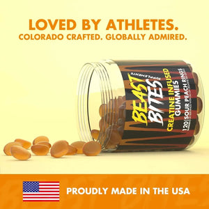 BEAST BITES - BEAST BITES Creatine Bites 5g Creatine Monohydrate Sour Peach 30 Gomitas - The Red Vitamin MX - Suplementos Alimenticios - {{ shop.shopifyCountryName }}