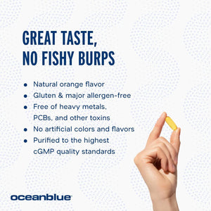 OCEANBLUE - OceanBlue Omega 3 2100 Natural Orange Flavor 180 Capsulas Blandas - The Red Vitamin MX - Suplementos Alimenticios - {{ shop.shopifyCountryName }}