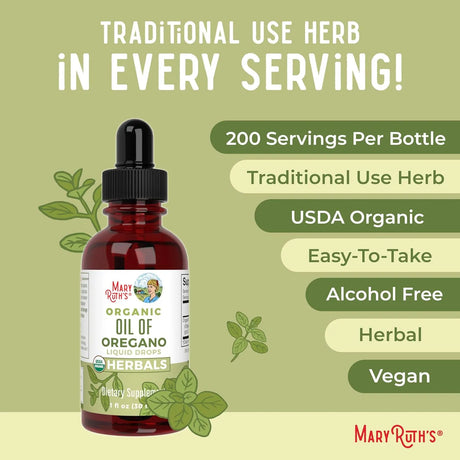 MARY RUTH ORGANICS - MaryRuth Organics Oregano Oil Drops 1 Fl.Oz. - The Red Vitamin MX - Suplementos Alimenticios - {{ shop.shopifyCountryName }}